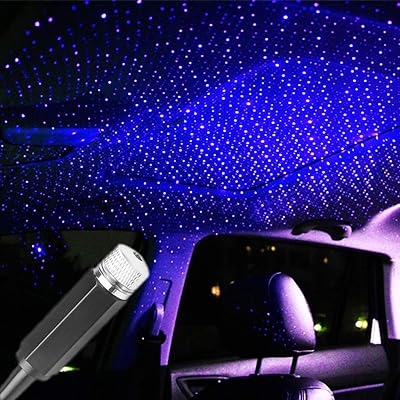 Car USB Projector Light for Roof | Adjustable Light Galaxy Atmosphere