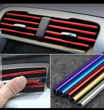 Car Air-conditioning Grill Moulding For Decorating( RED)