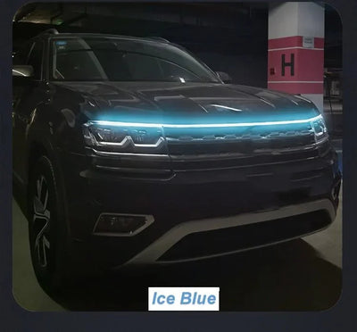 Car Hood Led Daytime Running Waterproof Flexible white light (180 Cm)