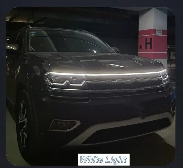 Car Hood Led Daytime Running Waterproof Flexible white light (180 Cm)