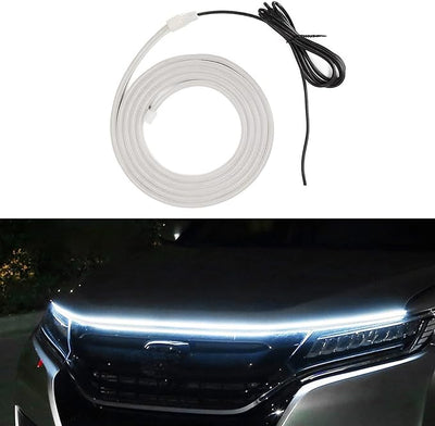 Car Hood Led Daytime Running Waterproof Flexible white light (180 Cm)