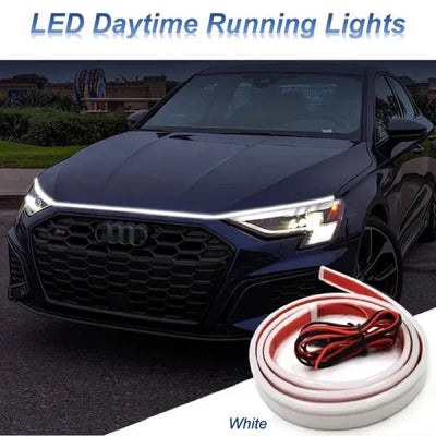 Car Hood Led Daytime Running Waterproof Flexible white light (180 Cm)