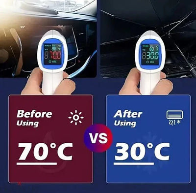 Car Umbrella Sunshade Car Windshield | Foldable Front Window Sunshade