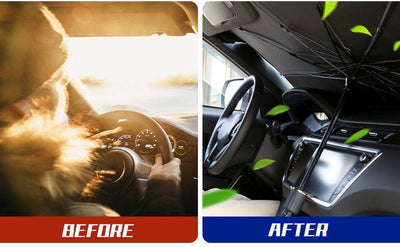 Car Umbrella Sunshade Car Windshield | Foldable Front Window Sunshade