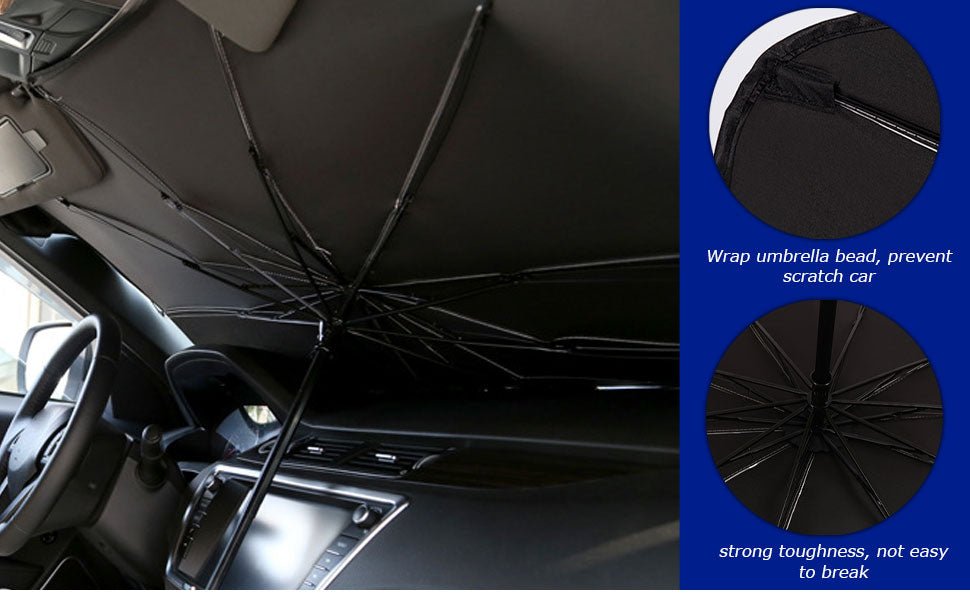 Car Umbrella Sunshade Car Windshield | Foldable Front Window Sunshade