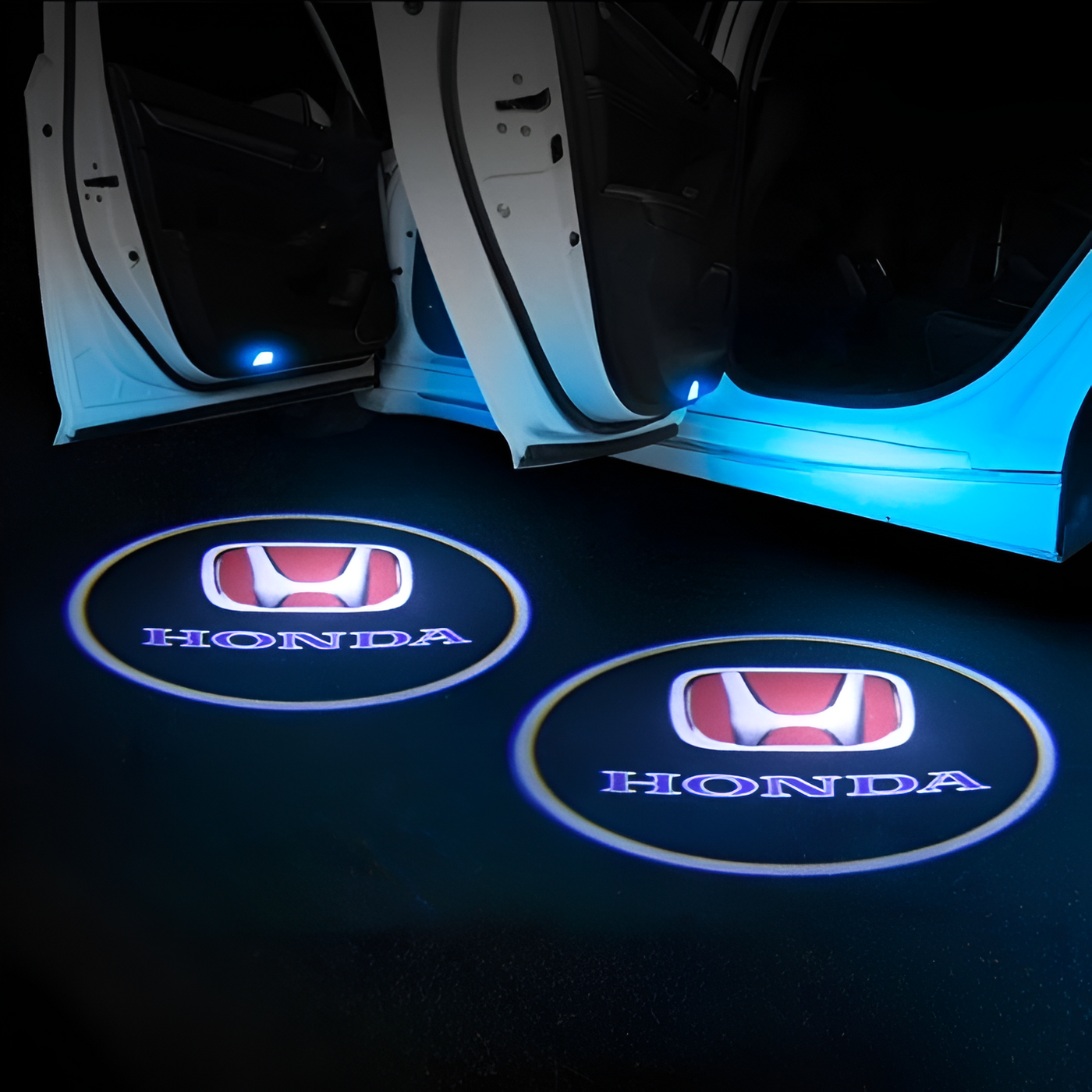 Honda Toyota Suzuki Car Door Logo Light