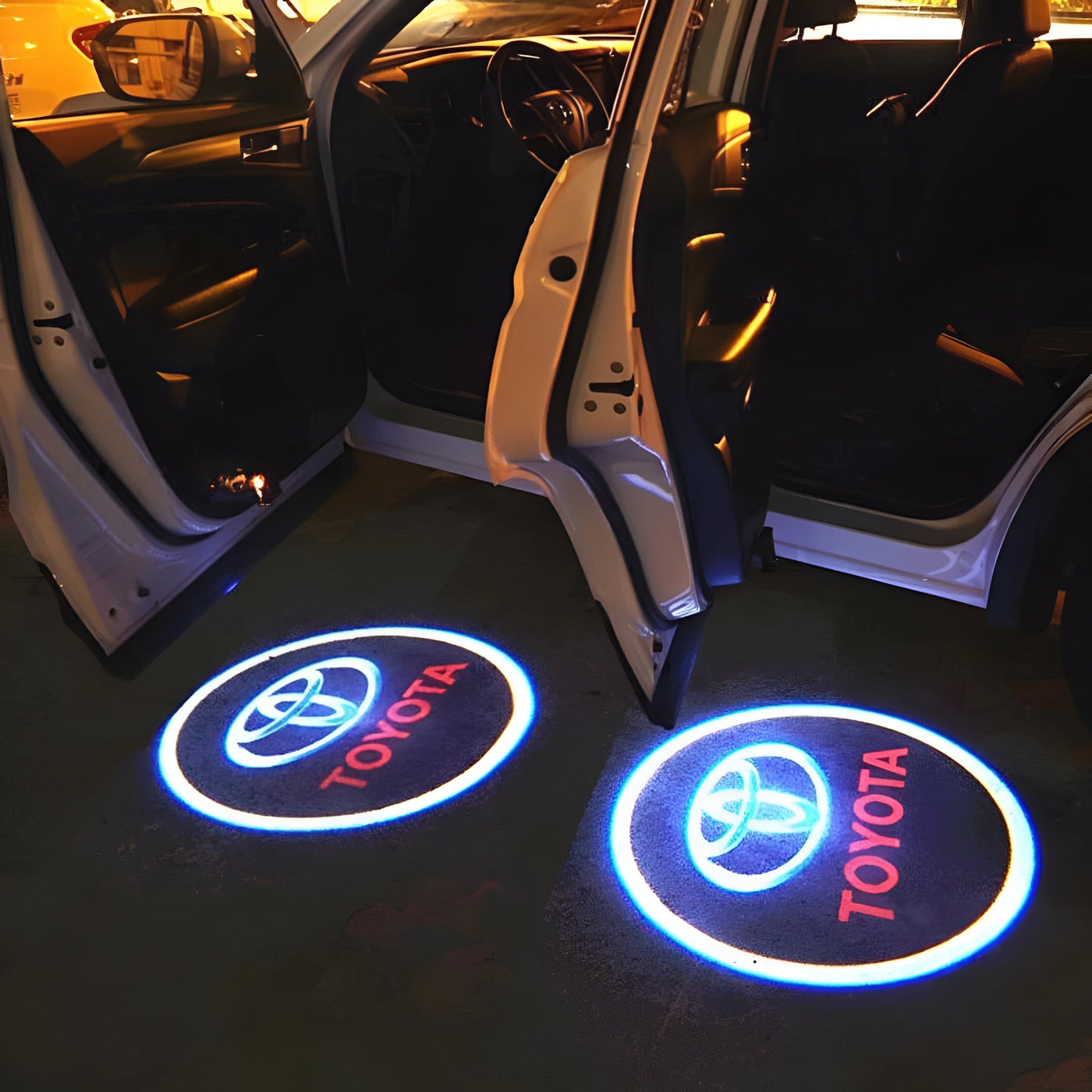 Honda Toyota Suzuki Car Door Logo Light