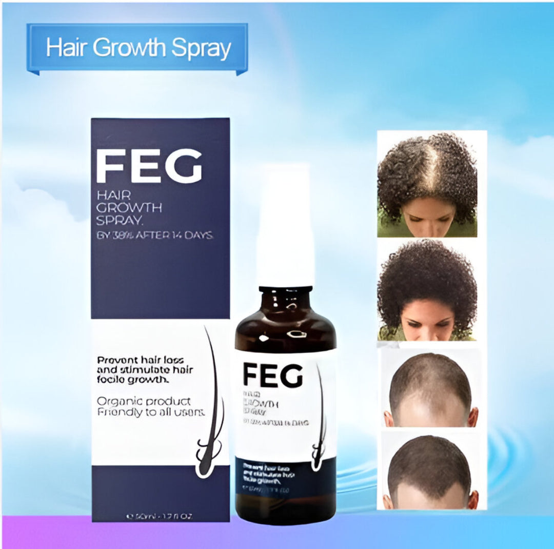 FEG PLUS Hair Growth Serum & Spray 50ml – For Men & Women