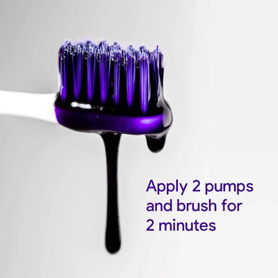 Hismile V34 Teeth Removing Deep Smoke Stains Gingiva Protection Purple Orthopaedic Toothpaste Colour Corrector(30ml)