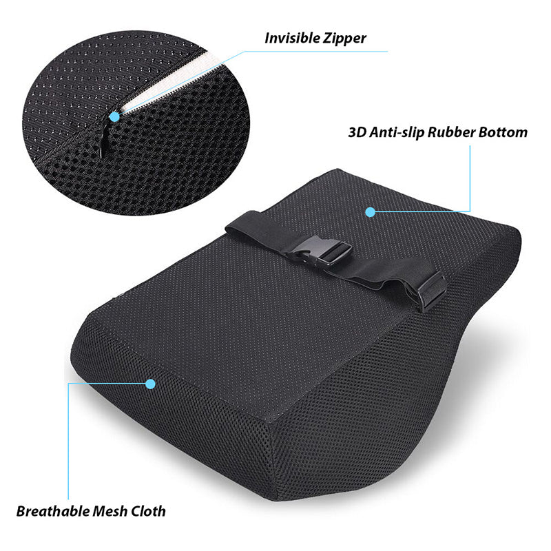 Memory Foam Back Pain Relief Lumbar Support Car Cushion Pillow