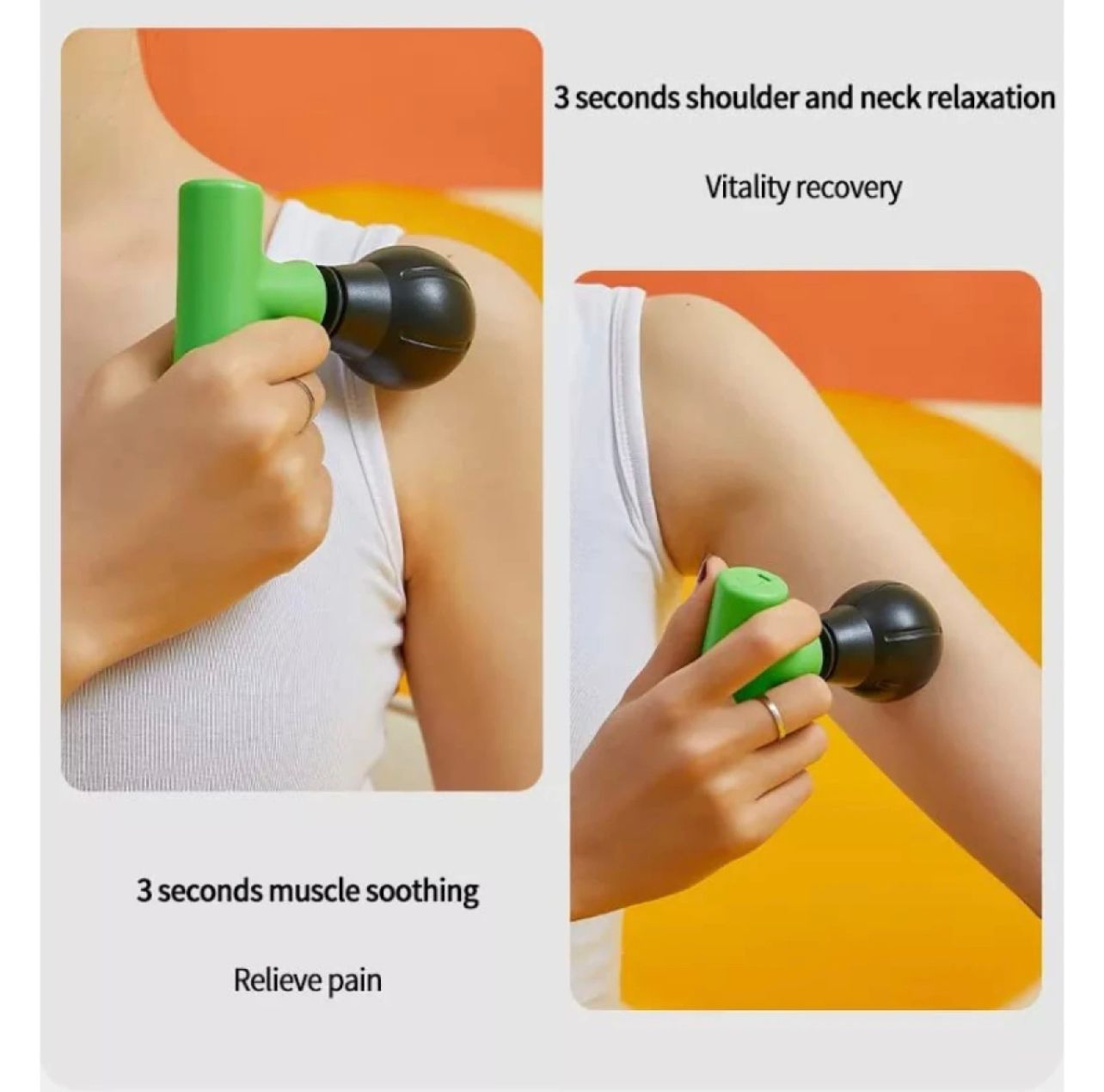 Mini Rechargeable Fascial Gun Deep Muscle Massager | For Relaxation