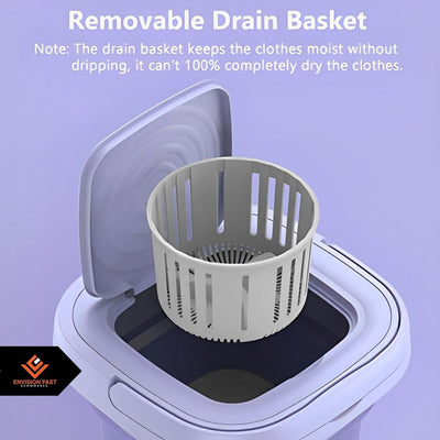 Compact Folding Washer & Dryer – Space-Saving Laundry Solution
