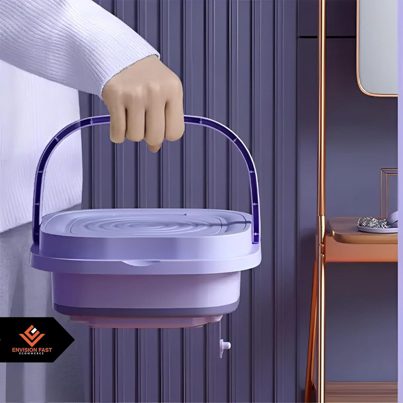 Compact Folding Washer & Dryer – Space-Saving Laundry Solution