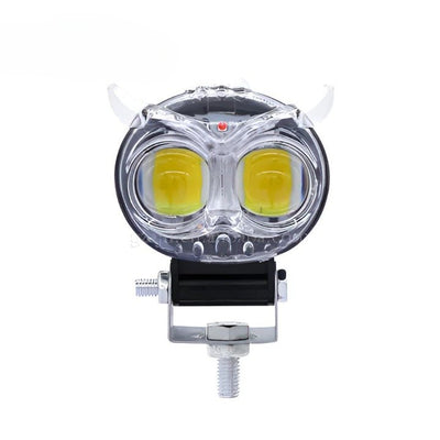 Owl Shape Crystal Multi Color Drl Led Fog Light For Bikes