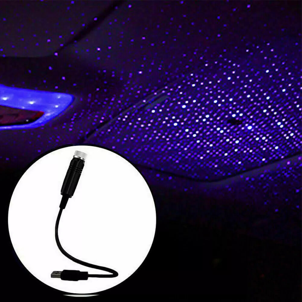 Car USB Projector Light for Roof | Adjustable Light Galaxy Atmosphere