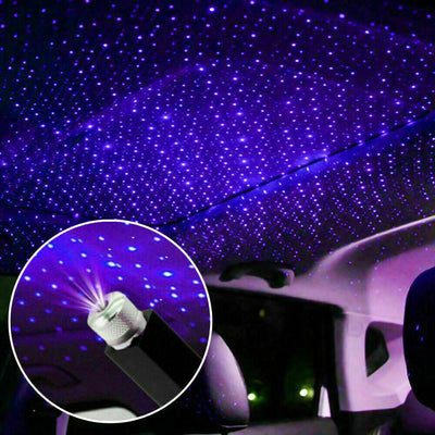 Car USB Projector Light for Roof | Adjustable Light Galaxy Atmosphere