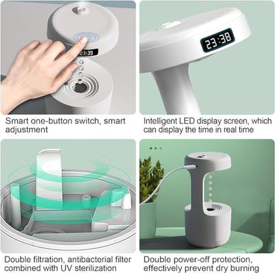 Smooth Sailing Antigravity Humidifier | Ultra-quiet Room Humidifier