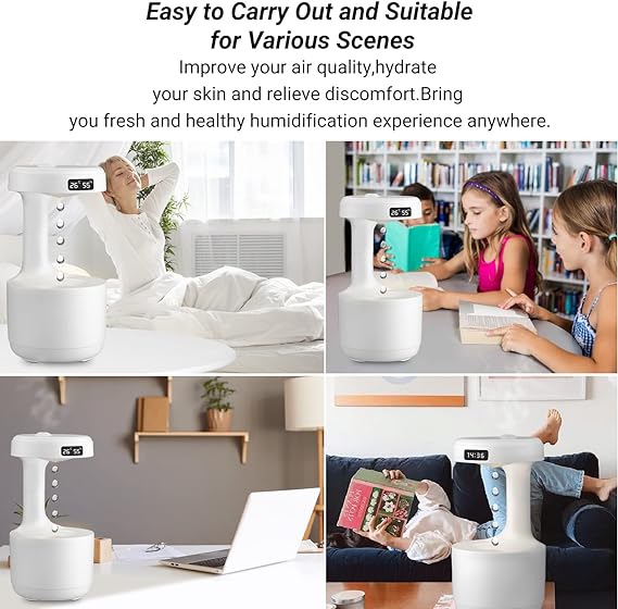 Smooth Sailing Antigravity Humidifier | Ultra-quiet Room Humidifier