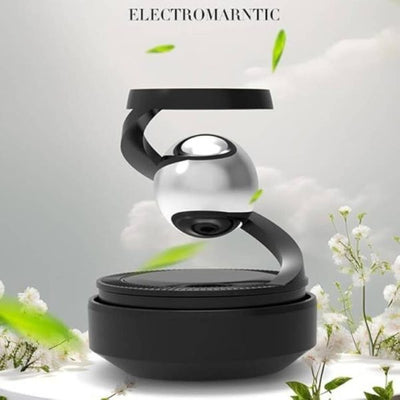 Star Solar-Powered Levitating Ball Air Freshener – Elegant Car Dashboard Decor